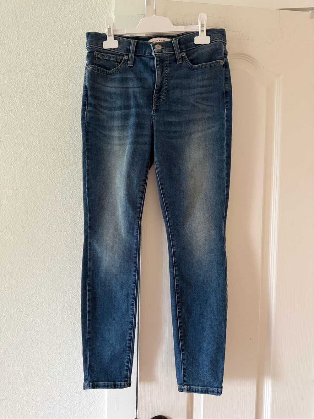 Lucky Brand Ava Mid Rise Skinny Ankle Jeans Women’s 6/28 Blue Denim